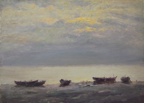 Boats by Viktoriia Pidvarchan