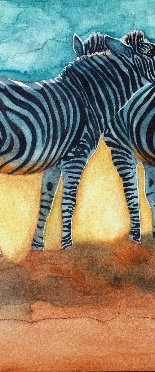 Savannah Companions by Catherine Twomey