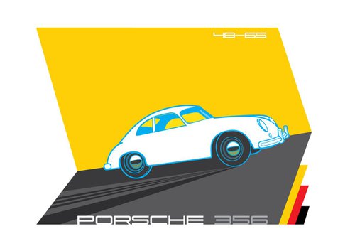 Porsche 356 birthday by David Gill