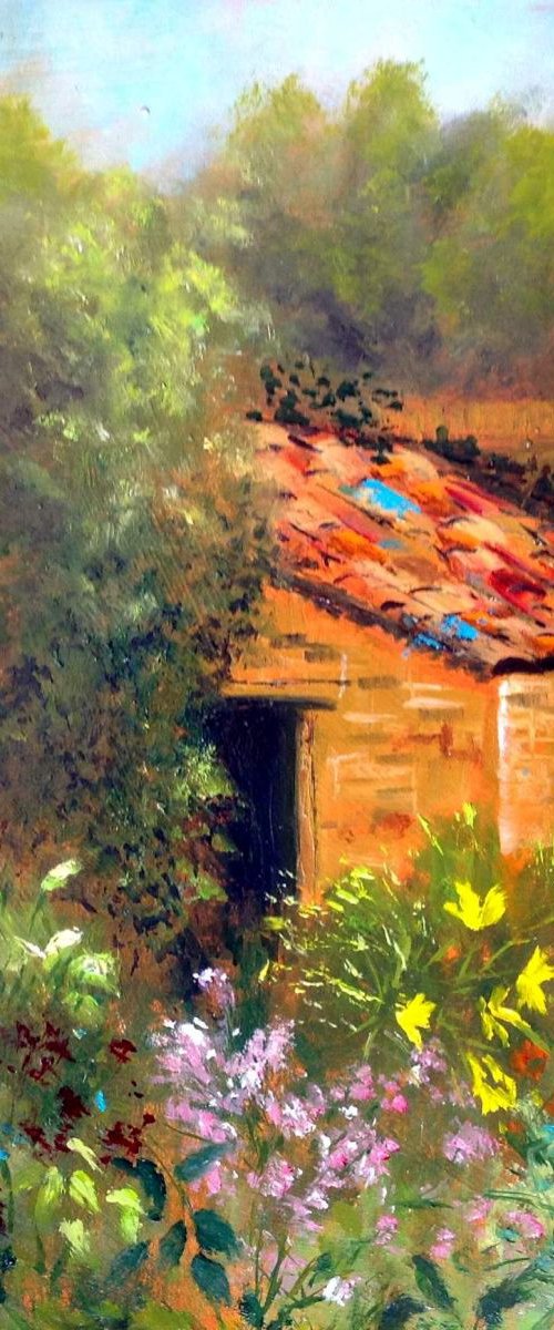 FORGOTTEN HUT by BARBARA  HARLOW