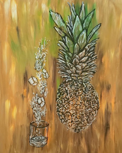Trampoline Pineapple Juice by Robbie Potter