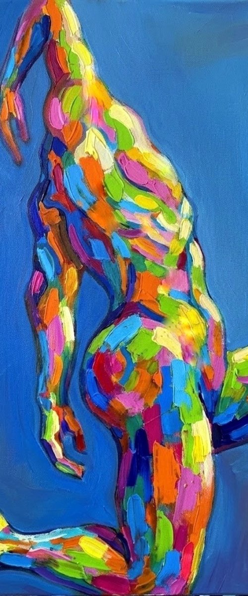"Silent Strain" - Male Figure by Helena Wierzbicki