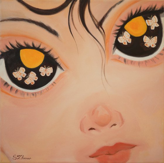 Light in the Pupils of the Eyes