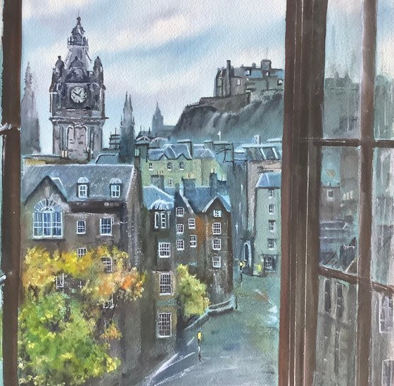 A View from A window, Edinburgh.