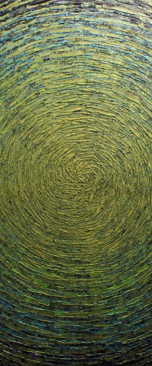 Iridescent blue green gold shine by Jonathan Pradillon