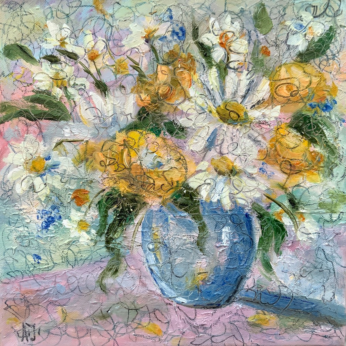 Sunlit Serenity By Alexandra Jagoda (Ovcharenko), 12 X 12, Artwork For Sale On Artfinder