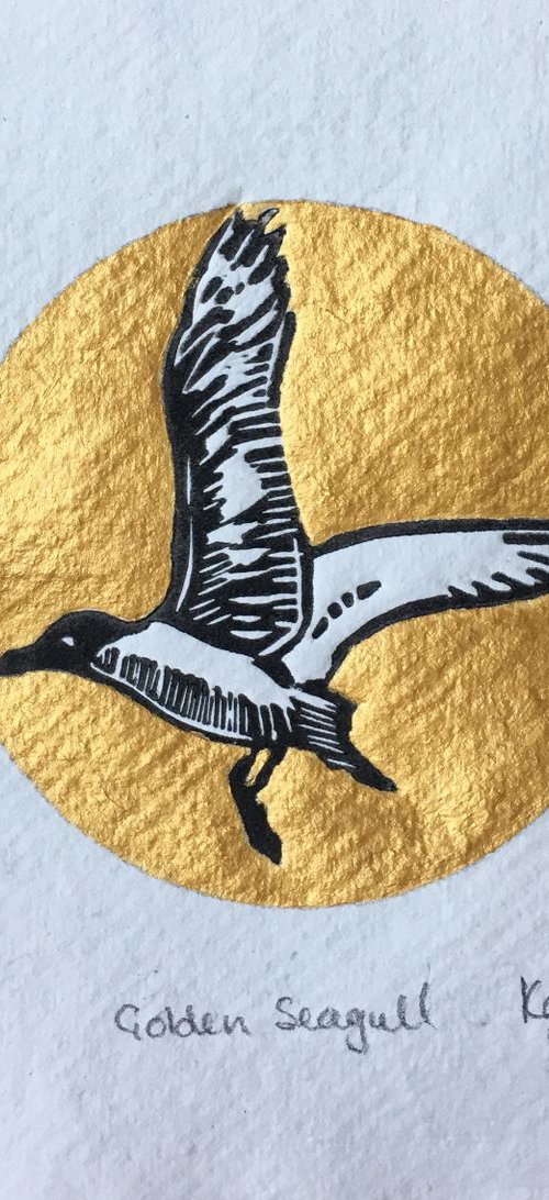 Golden Seagull by Kaz  Jones