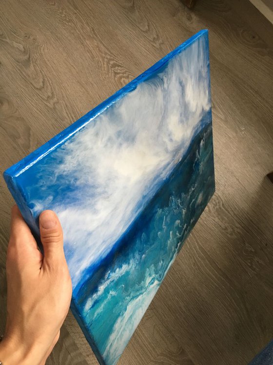 Seascape, rough with the smooth