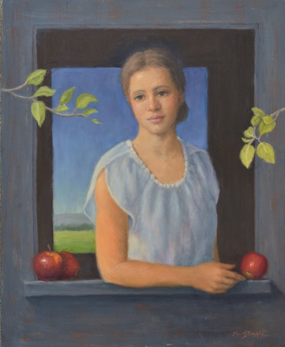 Girl with Apples