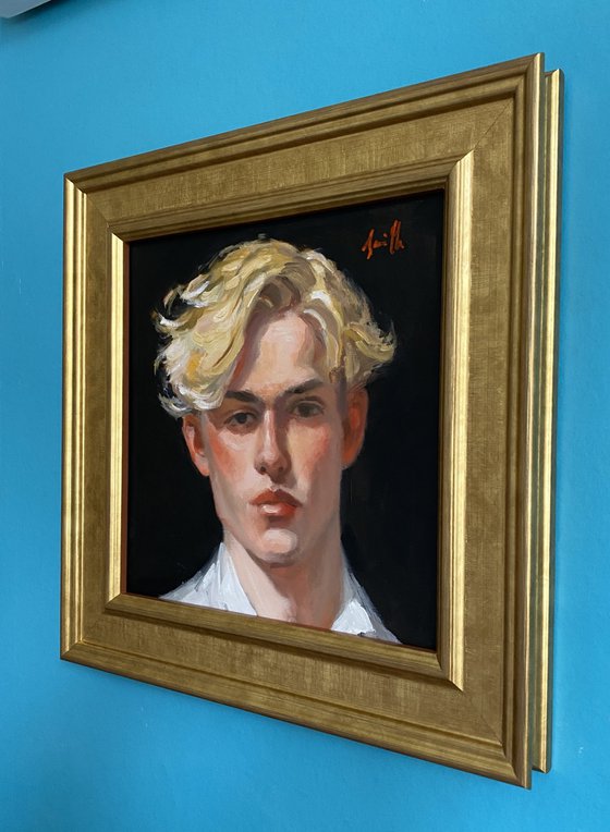 Blond Young Edwardian Man