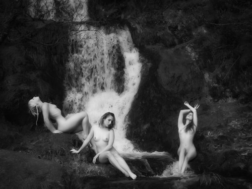 Waterfall Nymphs by John McNairn