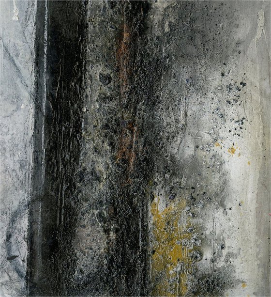 An Ancient Call -  Mixed Media Abstract by Kathy Morton Stanion