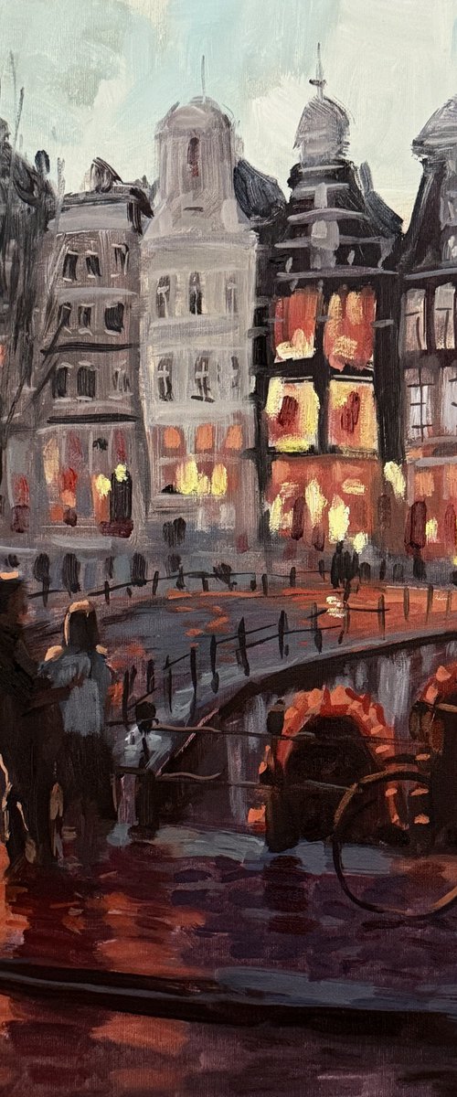 Twilight on the Canal by Paul Cheng