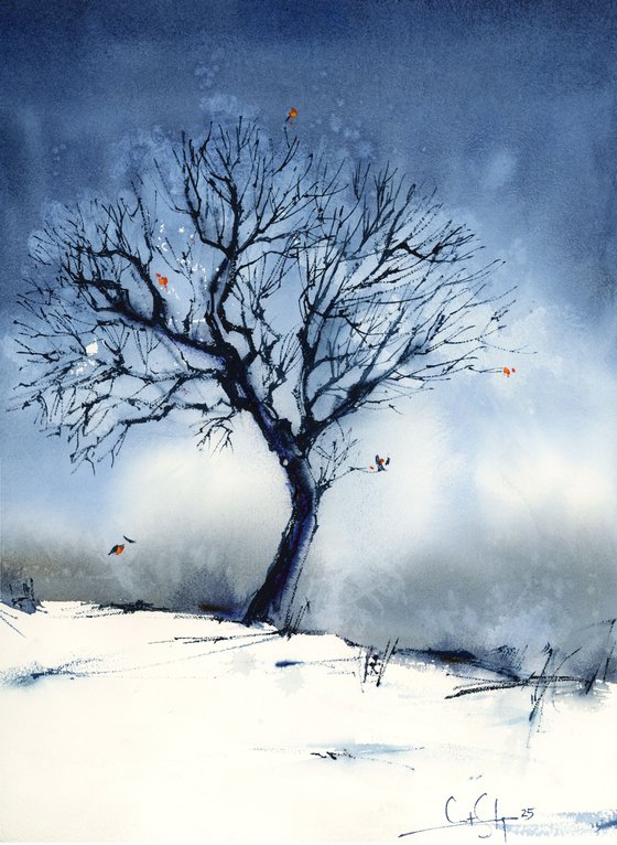 When silence meets the snow