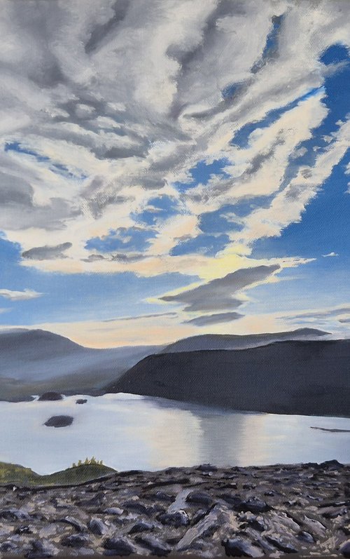 Derwentwater: Dawn Light by Chris Marshall