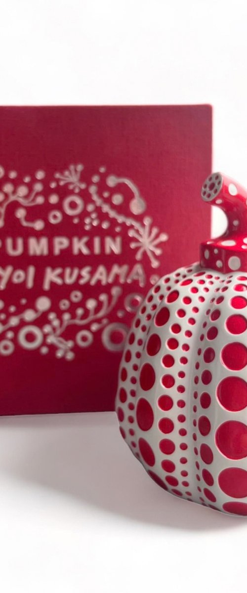 Pumpkin (Red & White) by Yayoi Kusama
