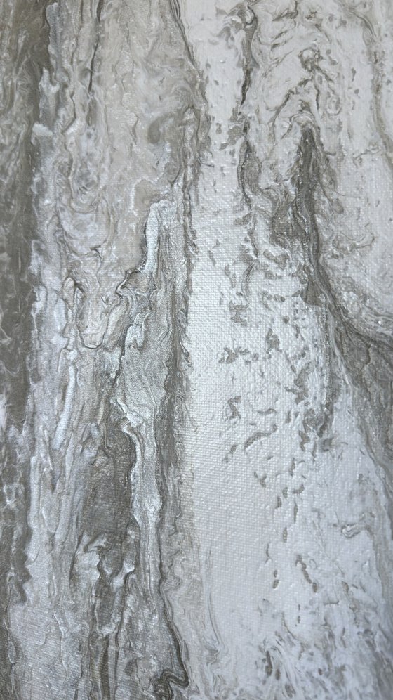 Voile — Neutral Abstract Diptych