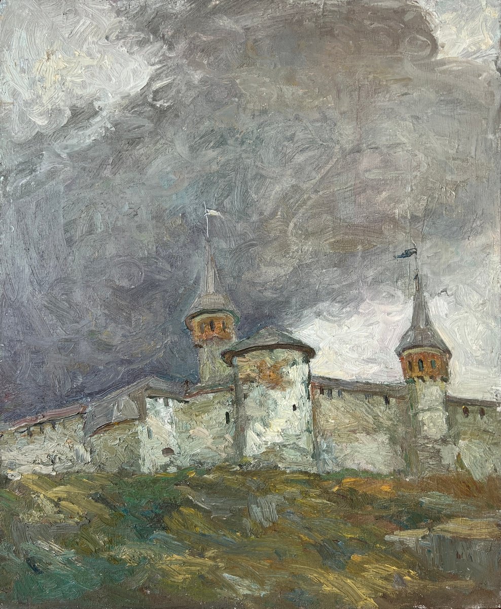 Fortress Under Approaching Skies by Zakhar Shevchuk