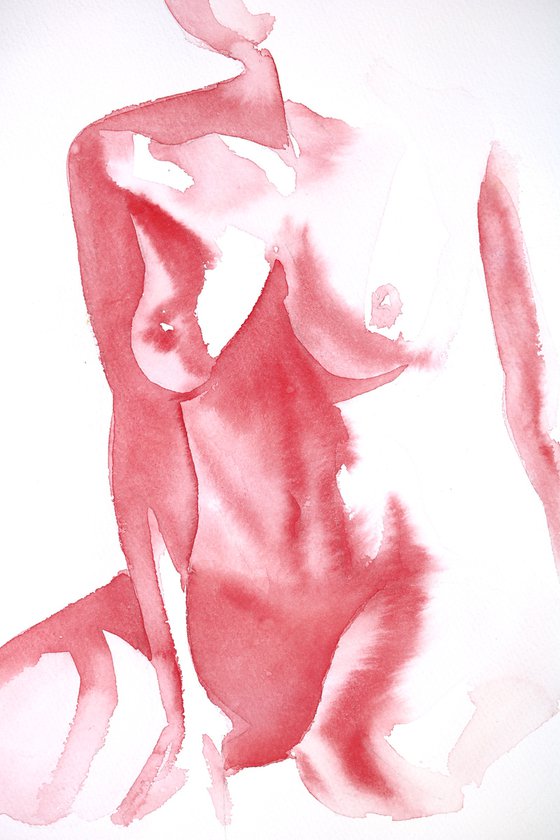 Red nude I