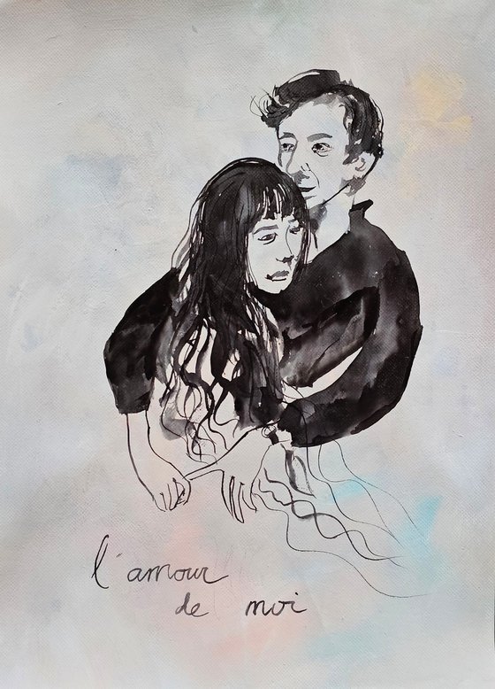 Iconic Couple portrait L'amour de moi