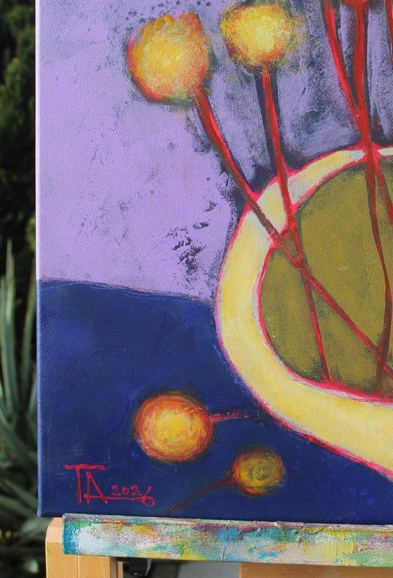 A bouquet of dandelions.