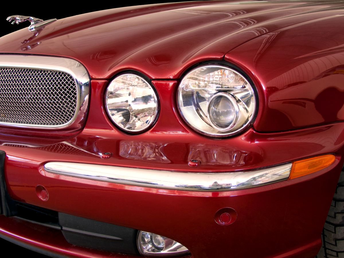 Photorealistic Photograph , Red Jaguar Palm Desert Ca By William Dey, 22 X 17, Artwork For Sale On Artfinder