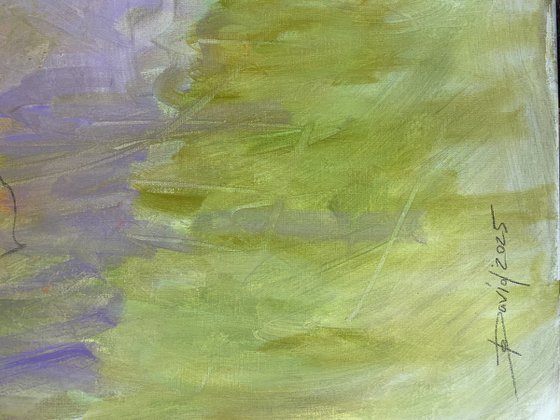 Landschaft mit der Burg Madenburg