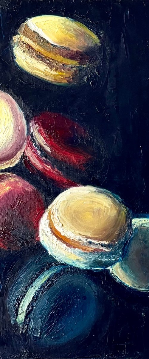 Macarons by Anastasiia Novitskaya