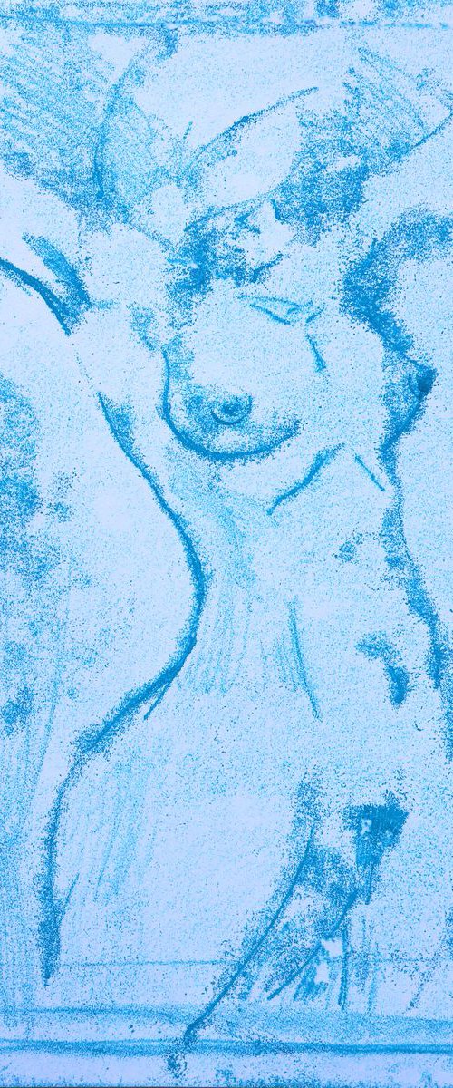 Nude monotype # 19 by Vitaliy Koriakin