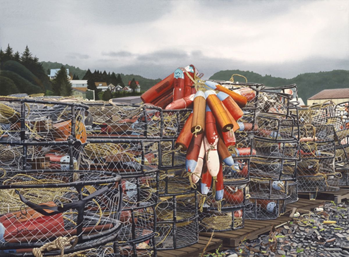 Alaska Crab Traps by Leslie McDonald, Jr.