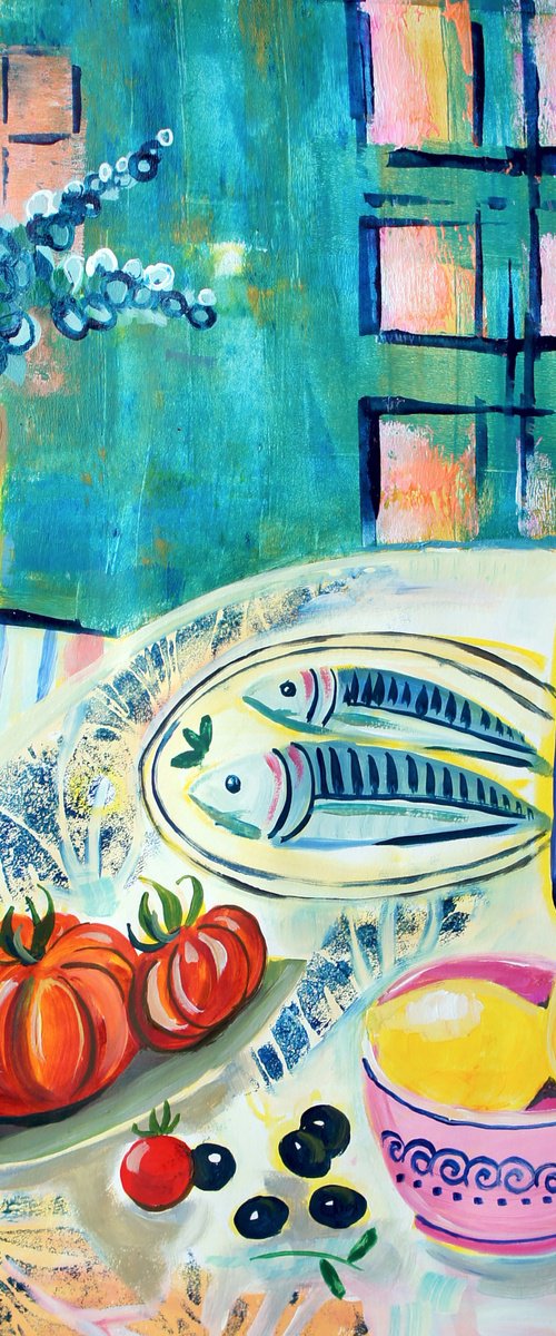 Pink Pot by Julia  Rigby