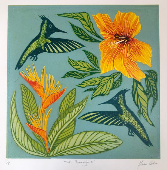 Two Hummingbirds