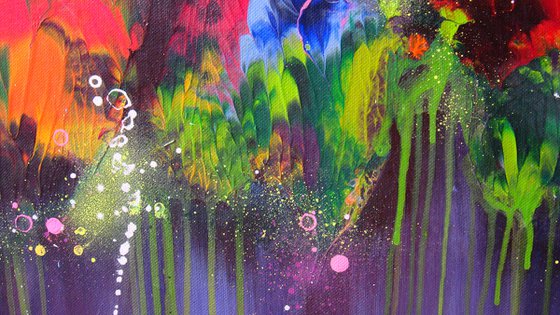 "Fairy Dreams" VERY LARGE Abstract Painting