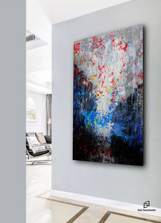 150x100cm. / abstract painting / Abstract 1143