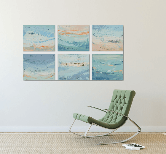 Six emotional seascapes