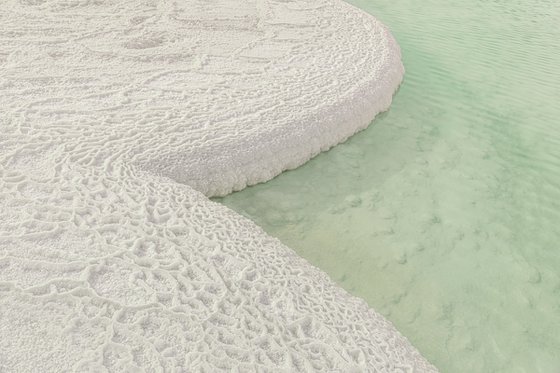 Dead Sea. Near the clear water