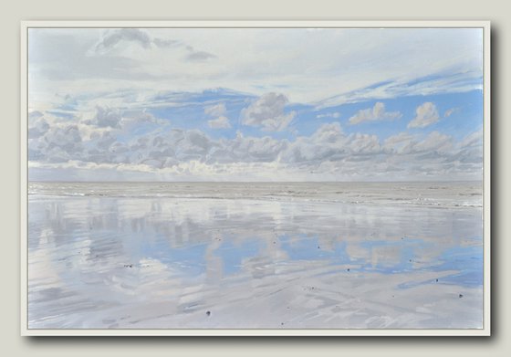 Reflections at low tide, Baie de Somme