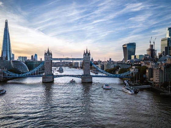 SUNSET ON TOWER BRIDGE