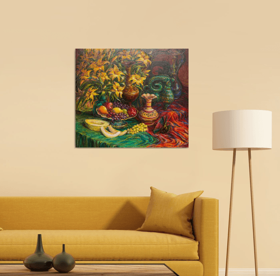 STILL LIFE WITH LILIES