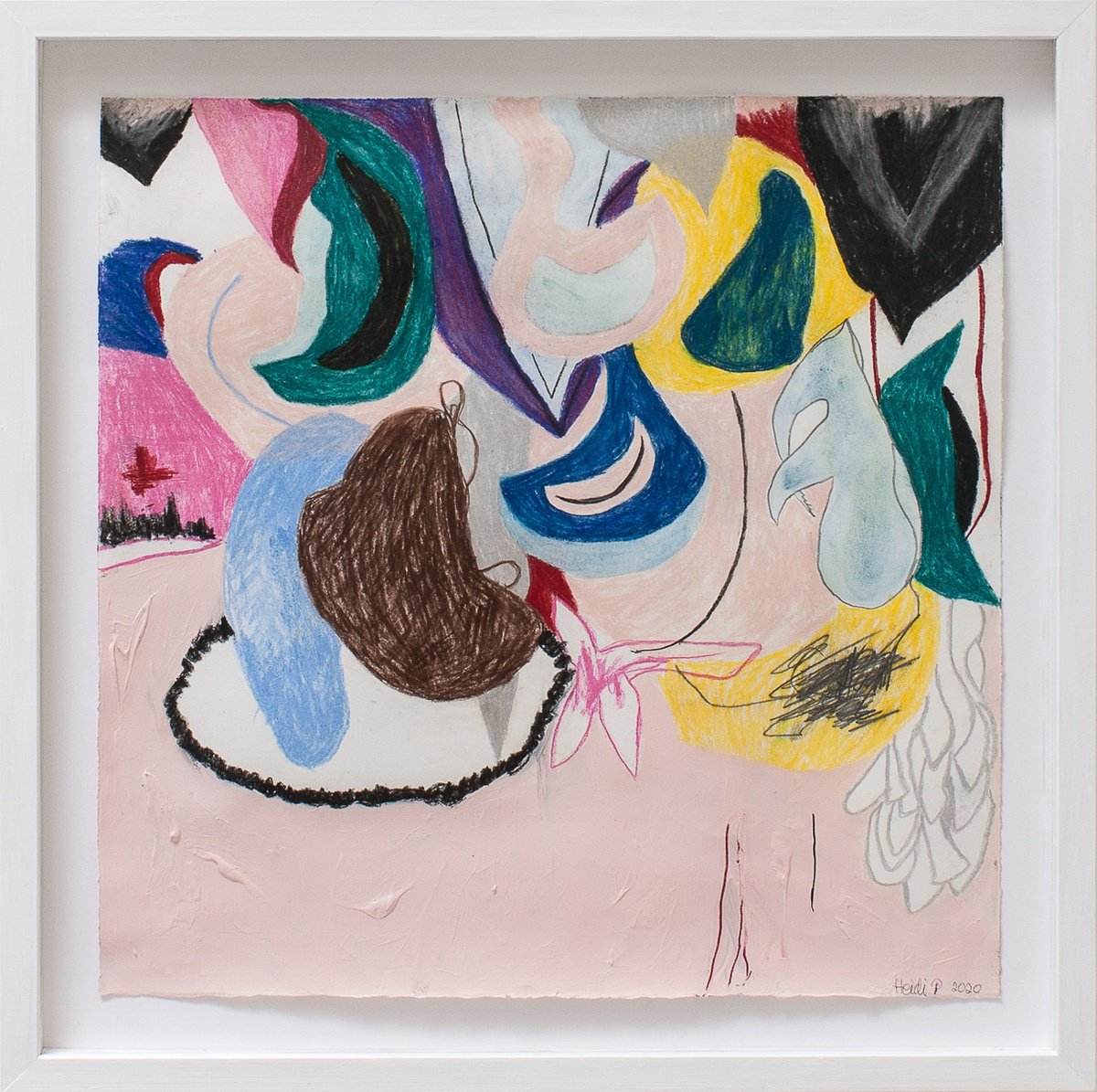 Abstract Drawing , Untitled By Heidi P, 16 X 16, Artwork For Sale On Artfinder