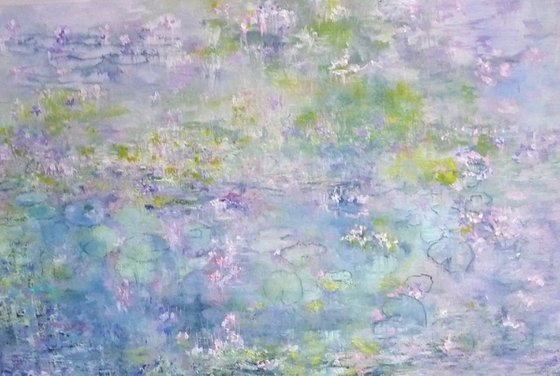 Pale Blue Waterlilies 2025