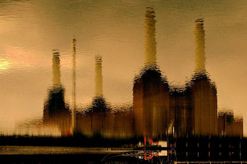 ORIGINAL BATTERSEA WATER 2006 Limited edition  1/150 12"x8" by Laura Fitzpatrick