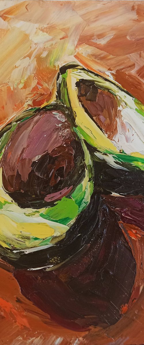Avocado still life by Oksana Fedorova
