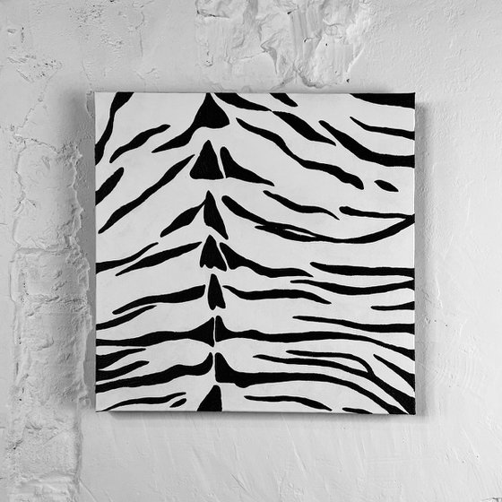 Monochrome Tiger Pattern