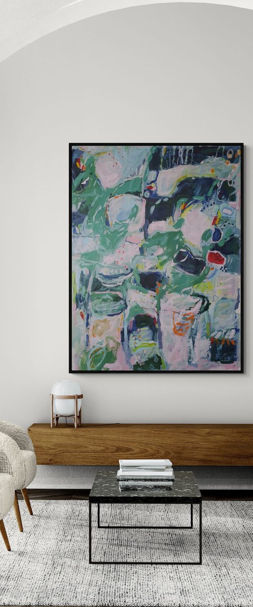 Growing seeds II / The laid table by Jutta Widrinsky