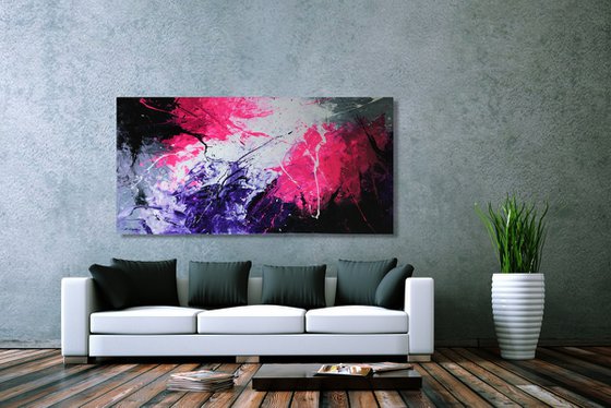 Color Storm I (200 x 100 cm) XXXL (80 x 40 inches)