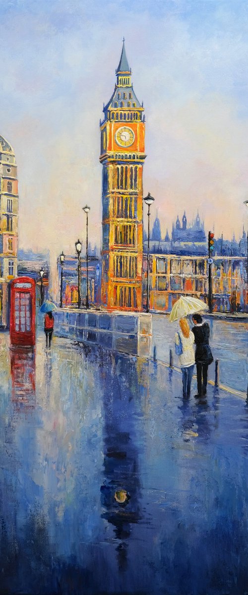 Rainy London by Behshad Arjomandi