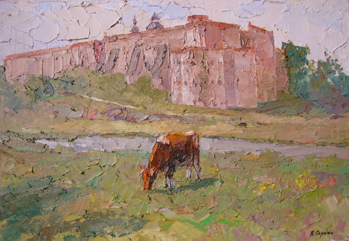 Oil painting Summer day nSerb106 by Boris Serdyuk