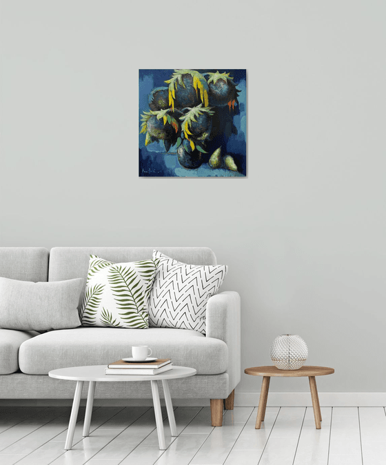 The Bowing Sunflowers