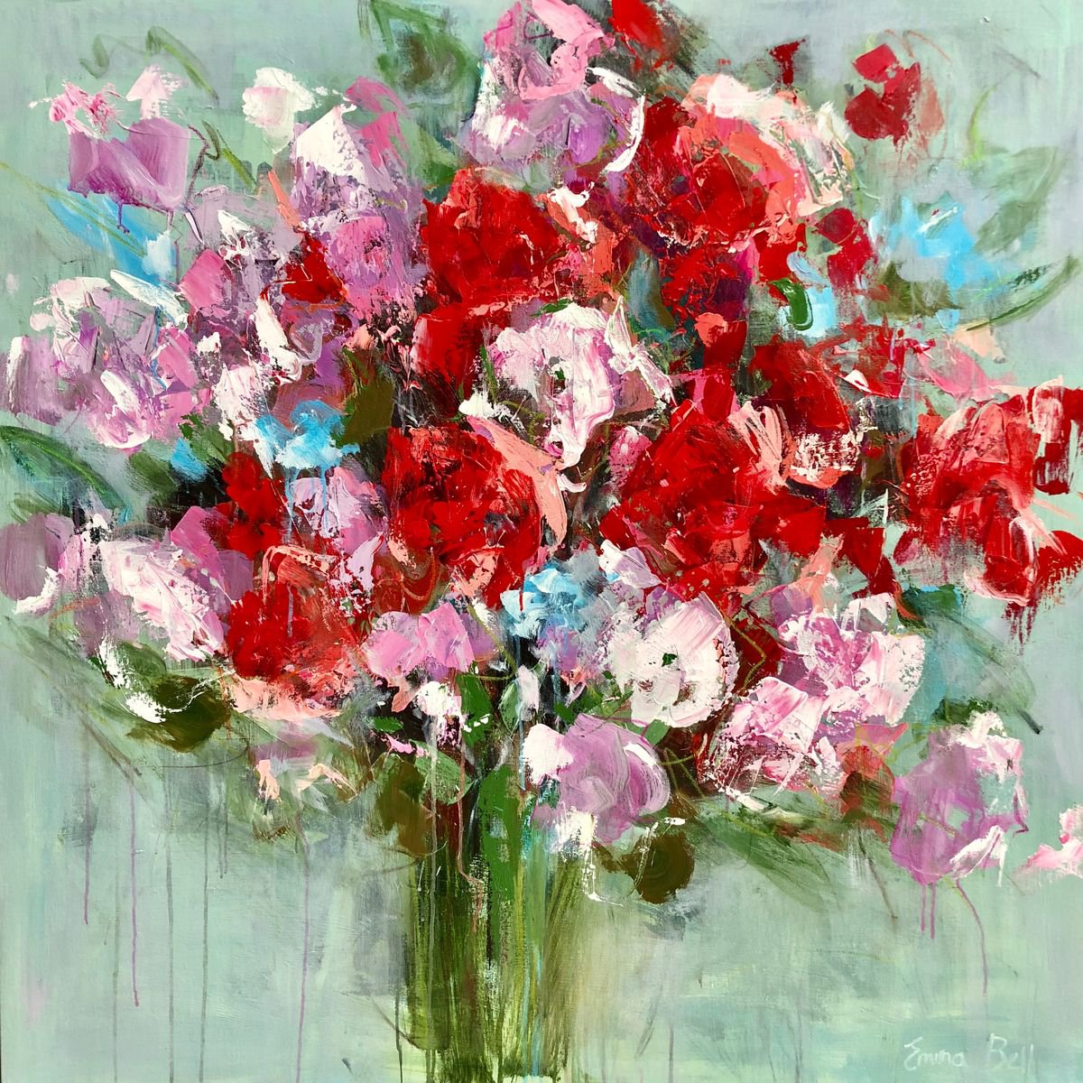 Red Bouquet by Emma Bell